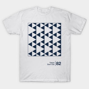 Yazoo - Minimalist Graphic Artwork Fan Design T-Shirt